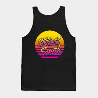 Elliott Personalized Name Birthday Retro 80s Styled Gift Tank Top